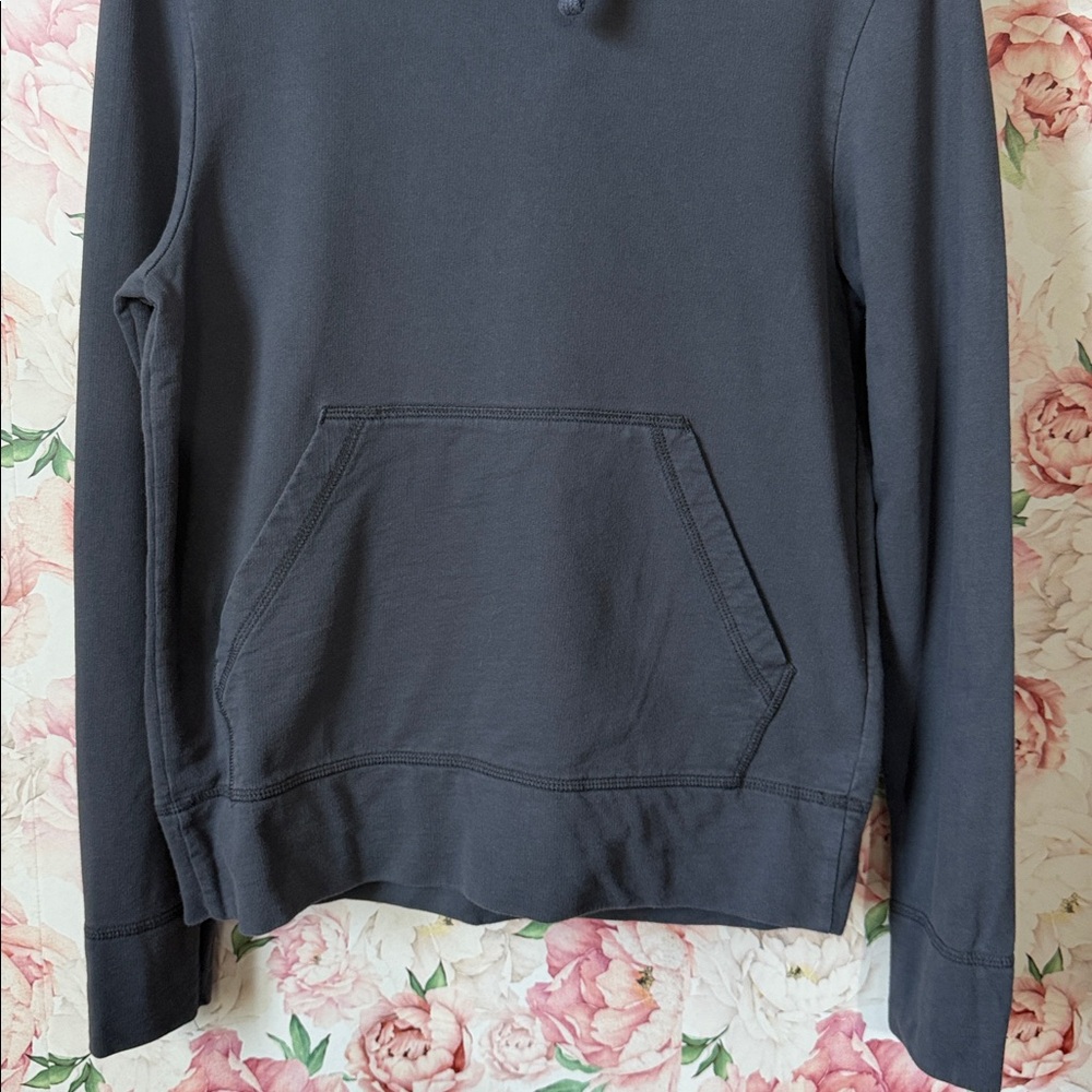 7-American Giant Mens Charcoal Gray Midweight Pullover Hoodie Sweater S USA MADE - Picture 3 of 4